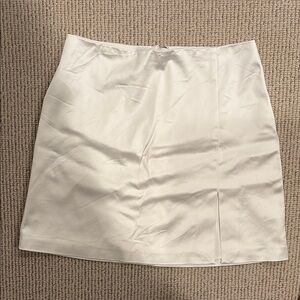 Elegant White Women's Skirt
